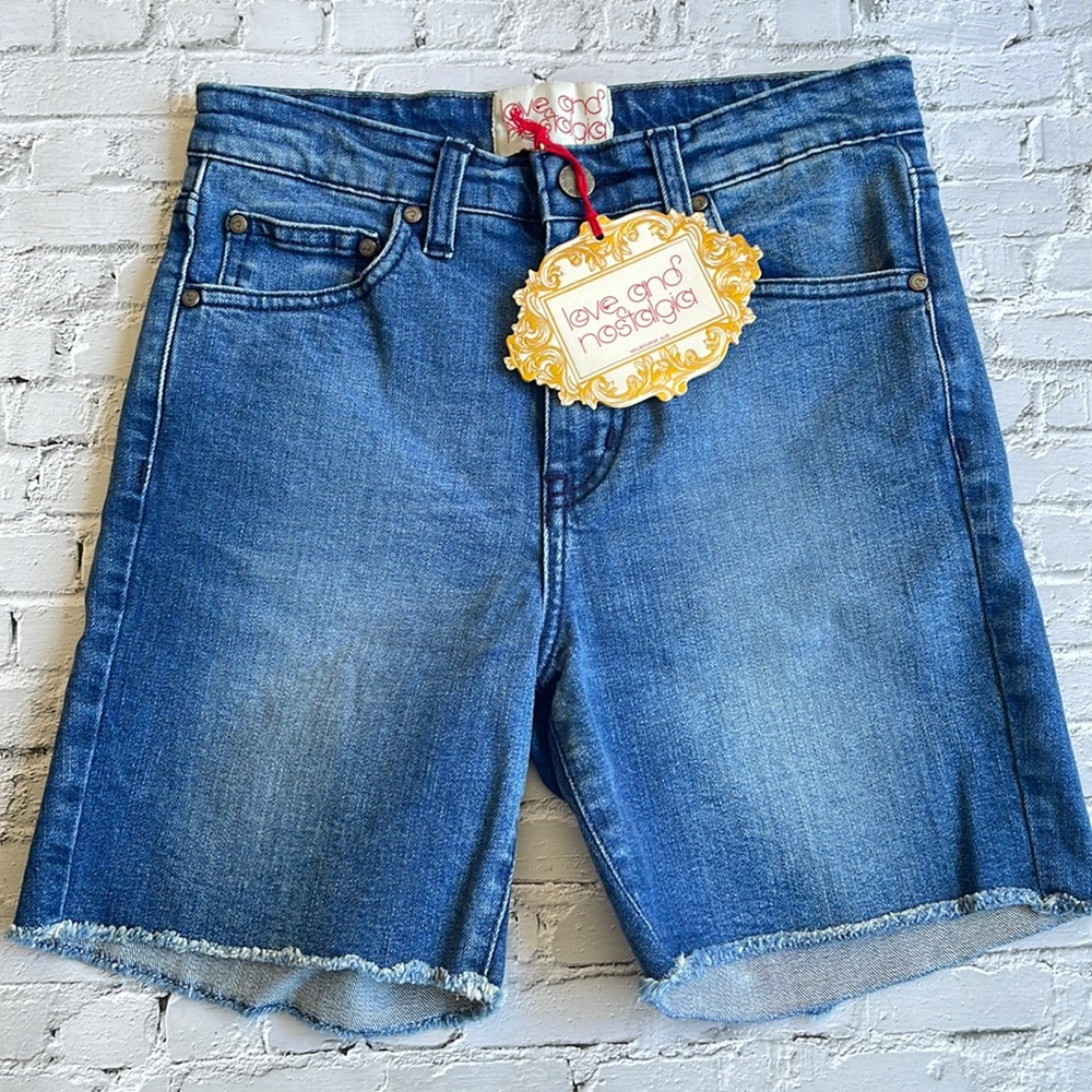 LOVE & NOSTALGIA | Basic denim jean shorts - Picture 1 of 7